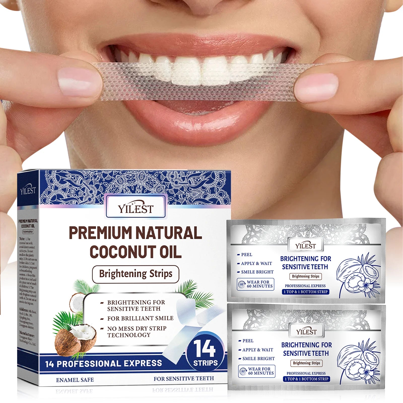 PureCoco Daily Whitening Smile Strips